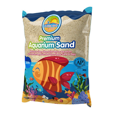 CLASSIC SAND & PLAY Natural Aquarium Sand for Freshwater and Saltwater Tanks