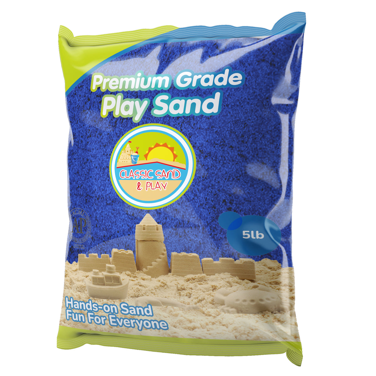 Classic Sand and Play Colored Play Sand, 5 lb. Bag, Natural and Non-To ...