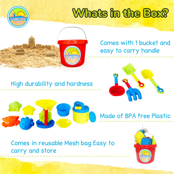 Classic Sand & Play 12 pc. Beach Toy Set