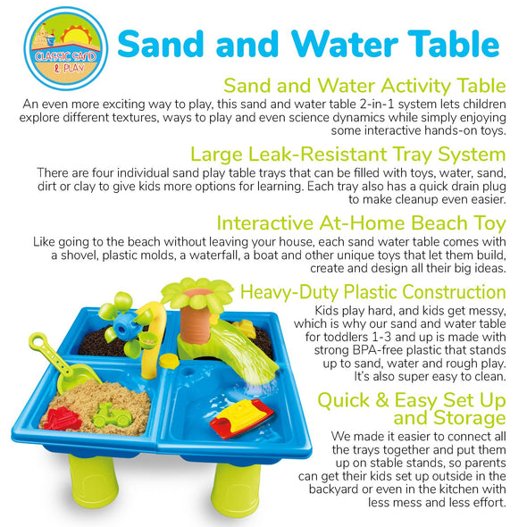 Classic Sand & Play 24 pc. Sand & Water Table